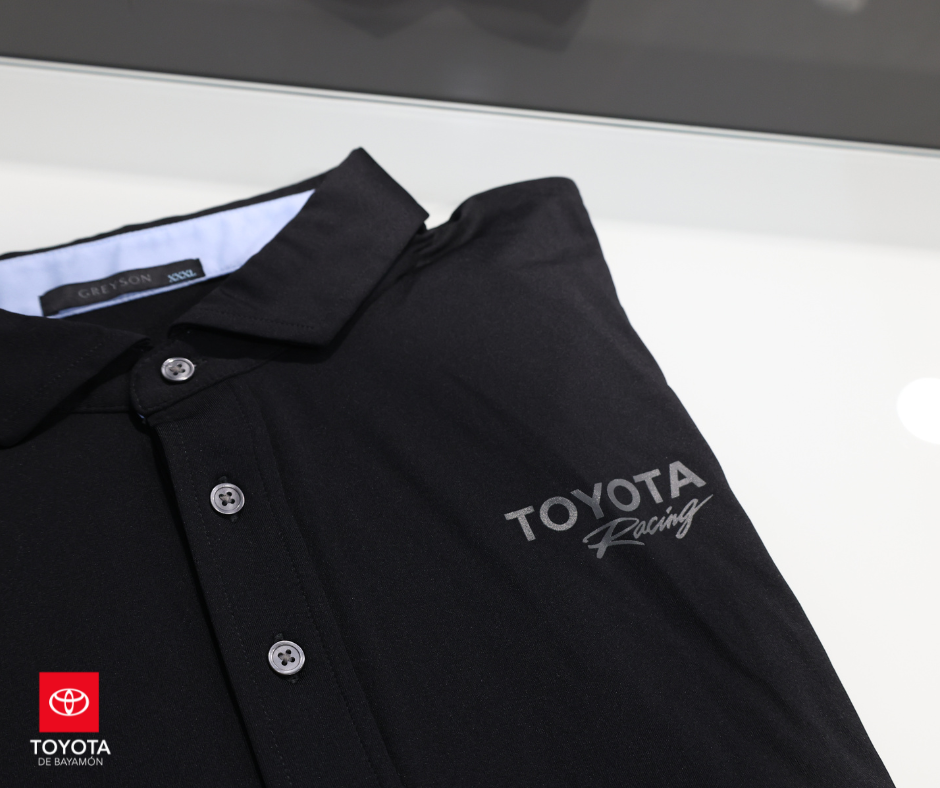 Greyson Wolf Black Mens Polo Golf Toyota
