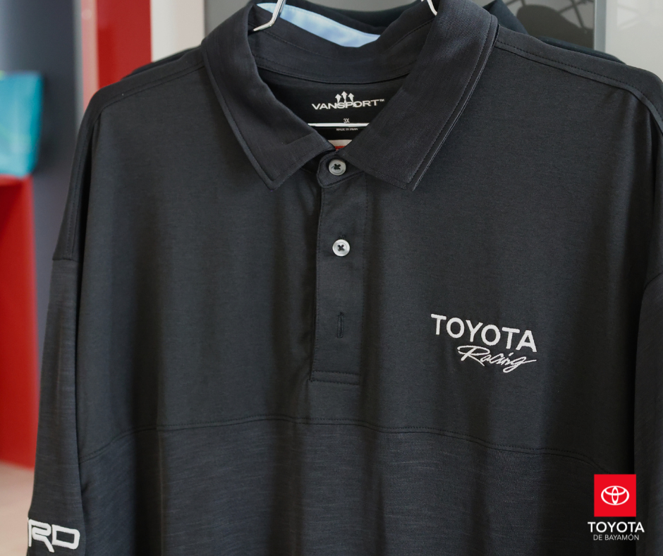 VanSport Mens Polo TRD White Toyota Racing