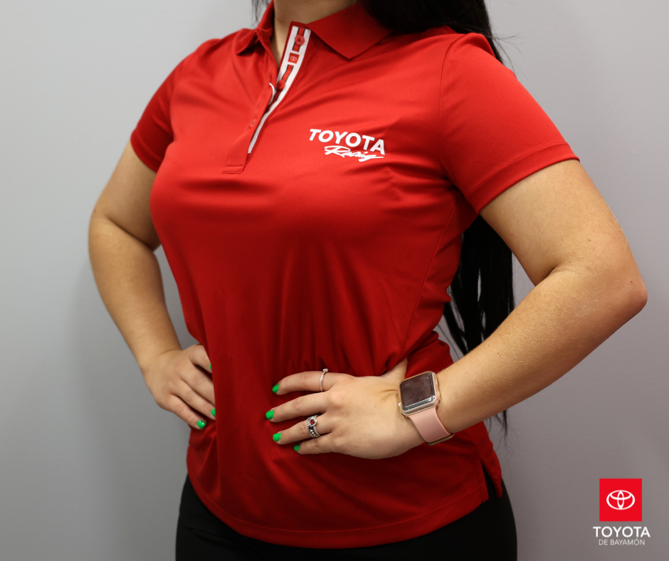 LevelWear Ladies Polo Red Toyota TRD