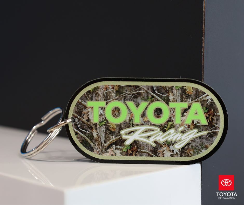 Camouflage Forest Toyota Racing Keychain