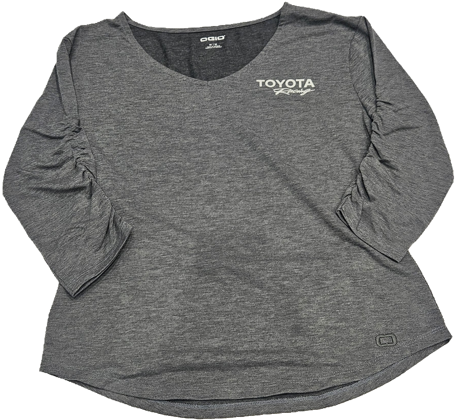 Toyota Racing Ladies Gray Shirt