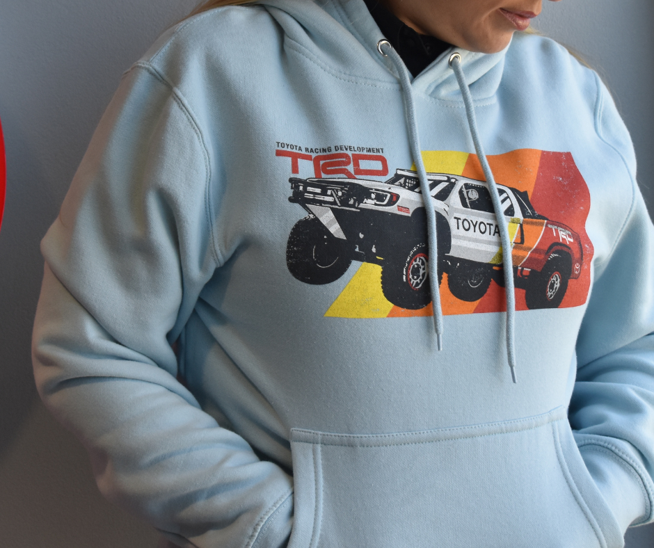 TRD Truck Baby Blue Hoodie